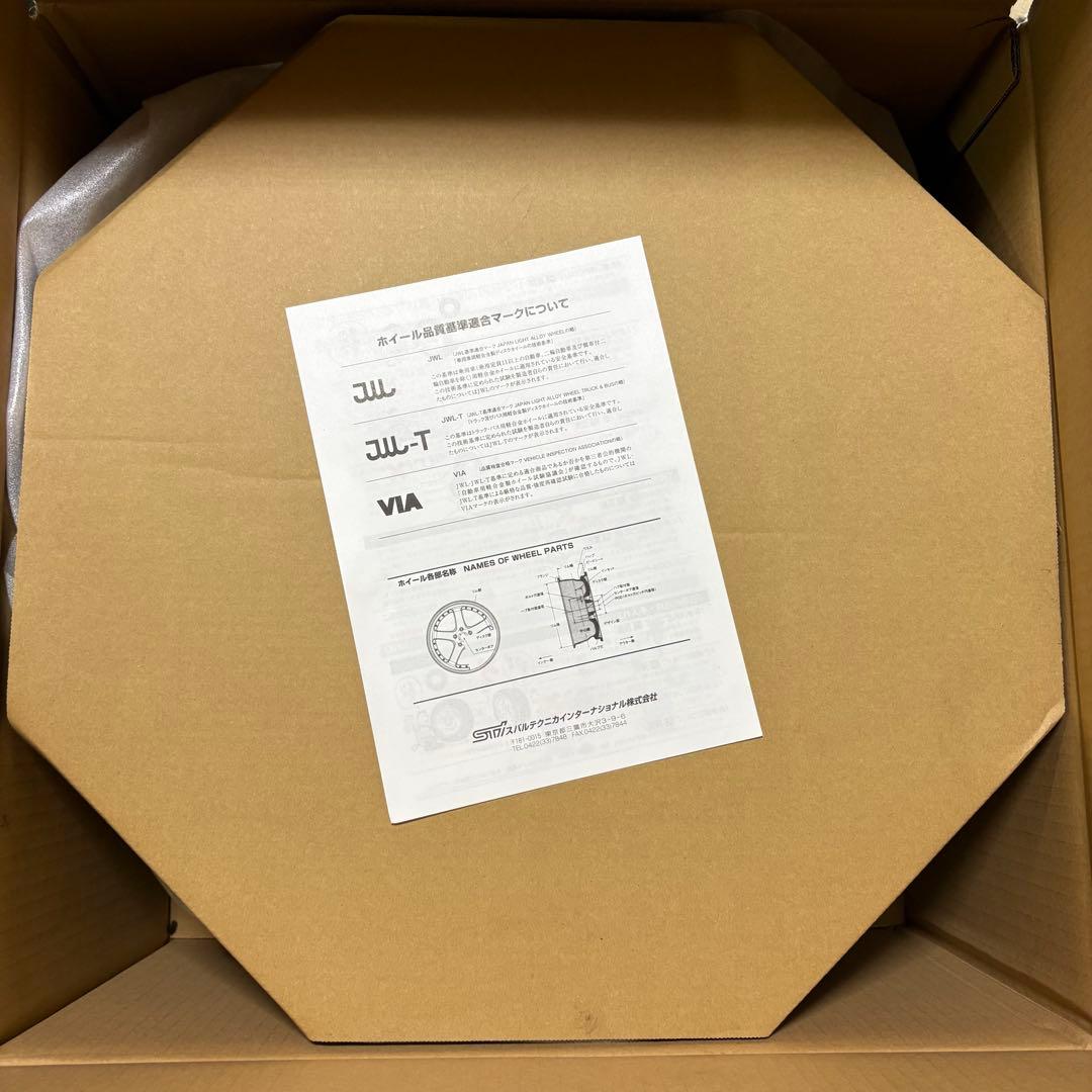 【送料込】WRX S4 VBH STI ブラック 18インチホイール 4本セット