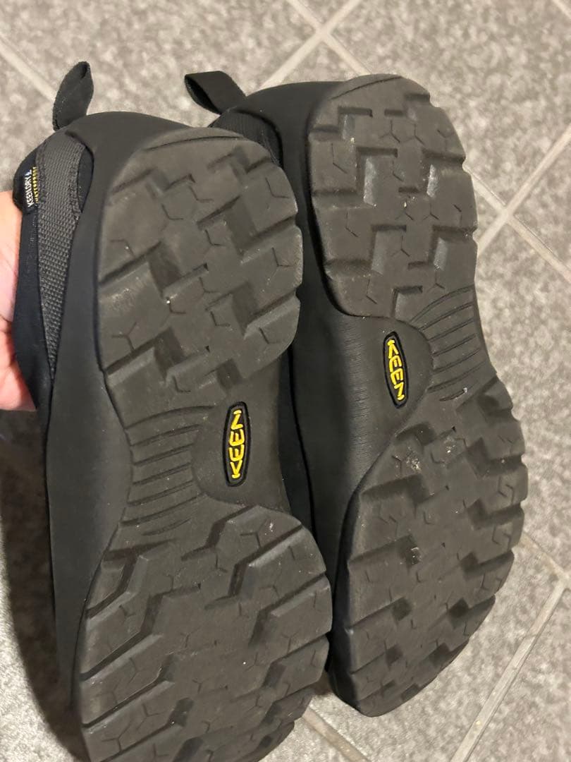 KEEN ジャスパー　ウォータープルーフ　1029647 ブラック 24cm