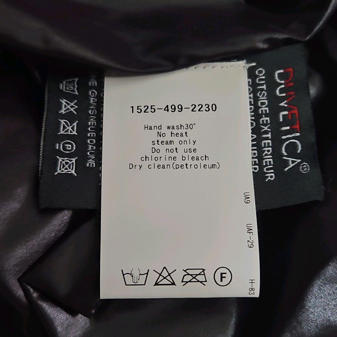 【極美品】DUVETICA ダウンベスト フード ラクーンファー パープル 40