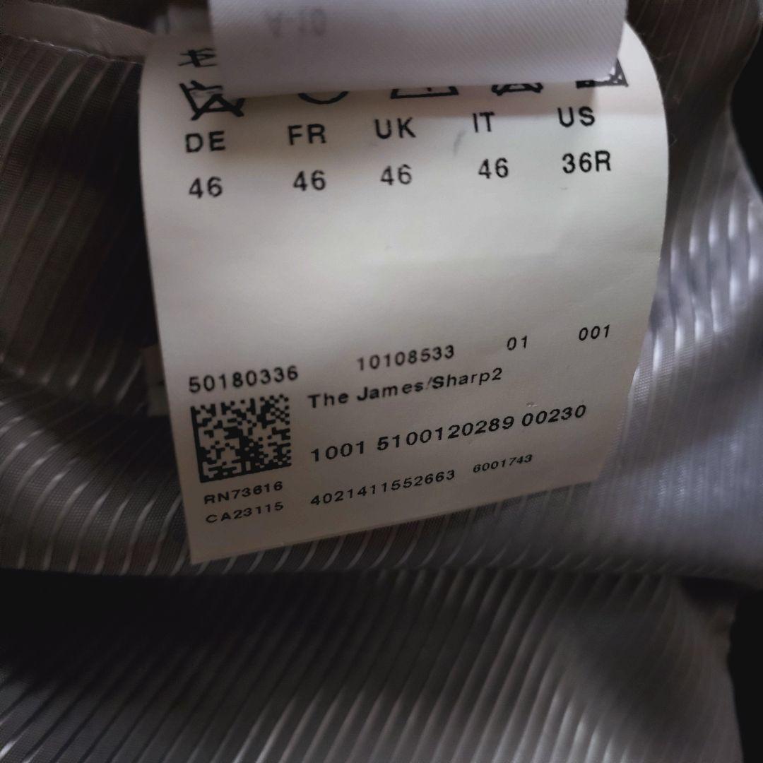 美品 HUGOBOSS 大谷翔平 スーツ セットアップ ブラック 46