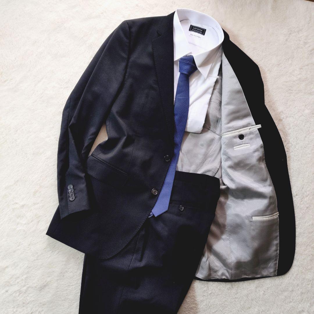 美品 HUGOBOSS 大谷翔平 スーツ セットアップ ブラック 46