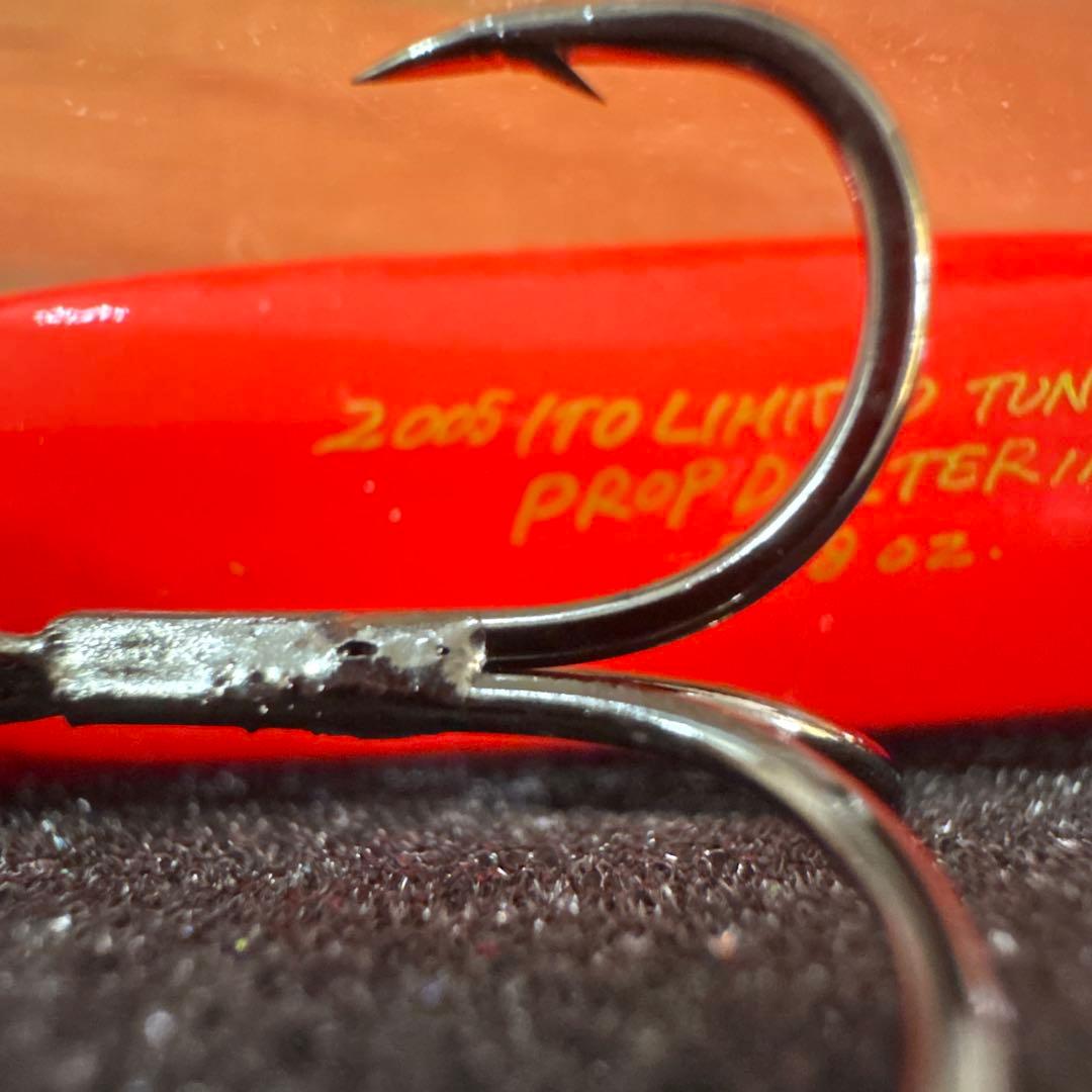 ☆新品☆オールド☆メガバス　プロップダーター　4個　ヴァイパーレッド　タマムシ