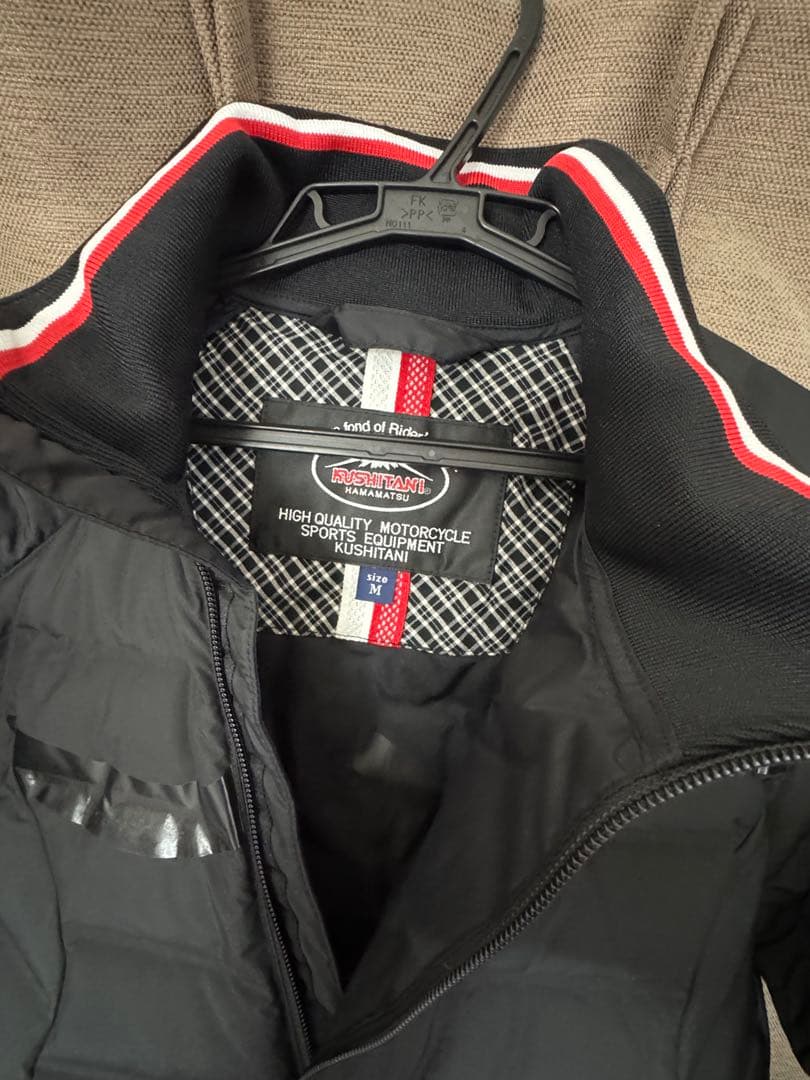 KUSHITANI バイク用ダウンジャケット Mサイズ ブラック　新品