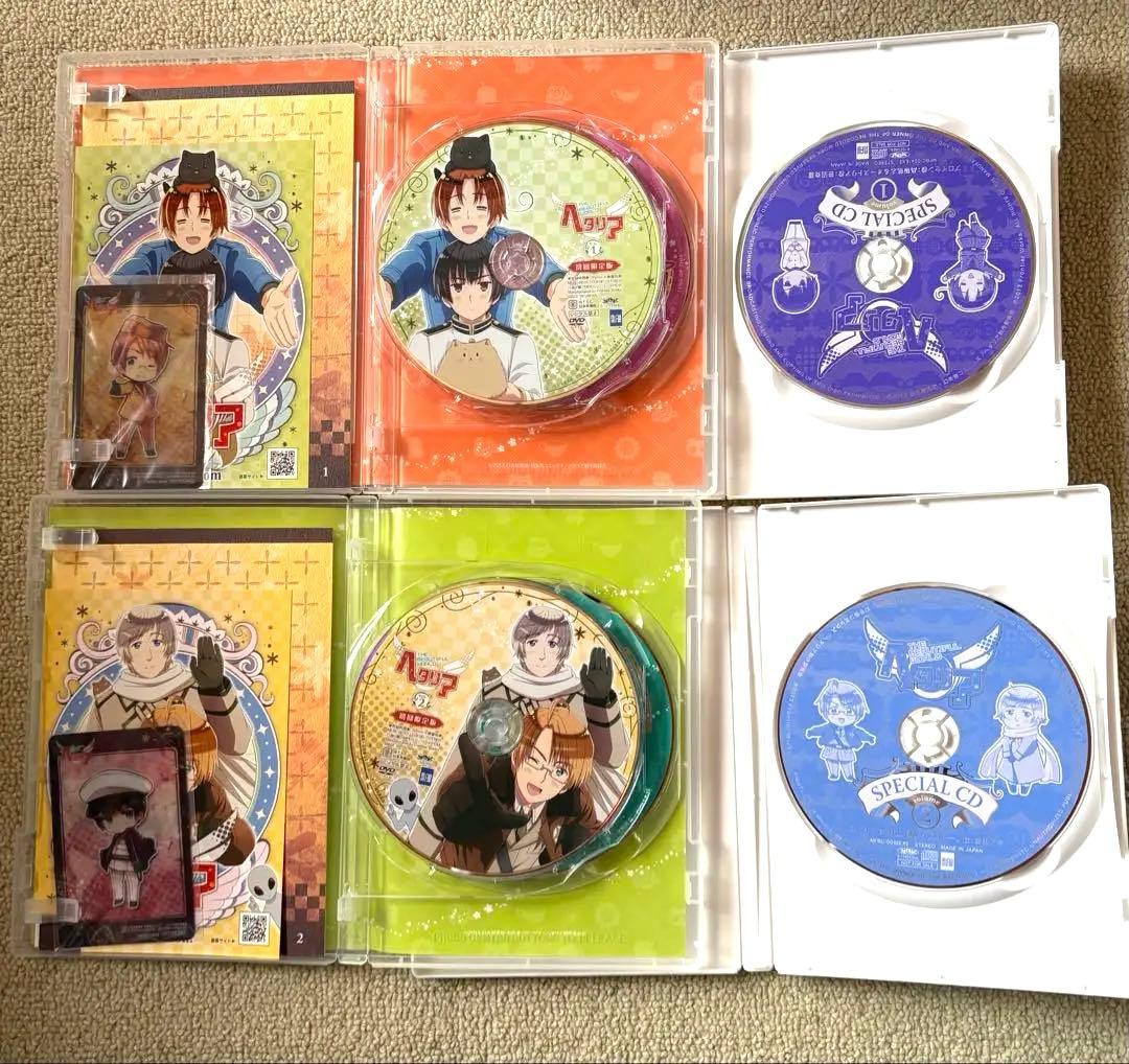 ヘタリア　DVD アニメイト限定版セット