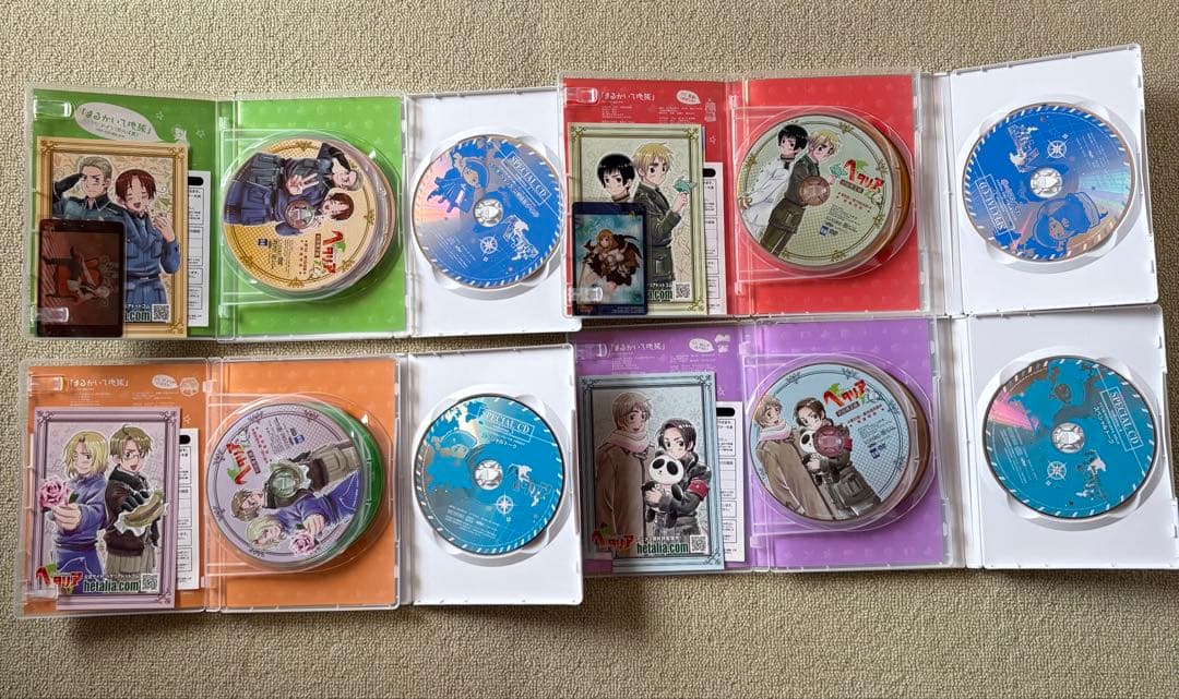 ヘタリア　DVD アニメイト限定版セット