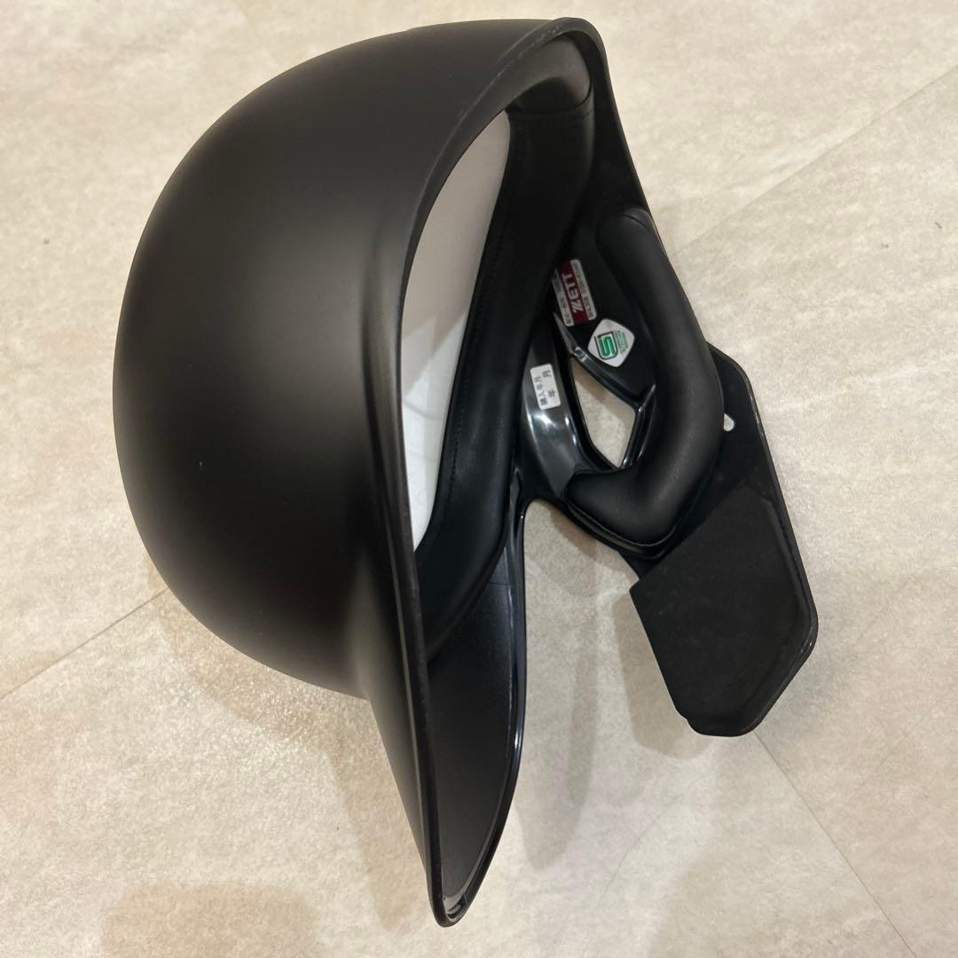 野球　大人軟式用ヘルメット　左打ち用　フェイスガード付