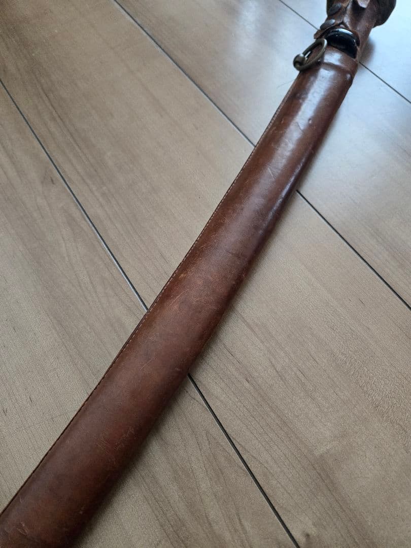 実物　日本陸軍将校用　野戦軍刀拵え(刀身なし/木製つなぎあり)