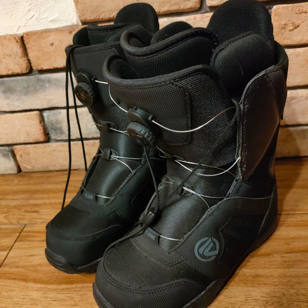 美品 FLOW フロー ECHO BOA エコ ボア スノボ ブーツ 25.5