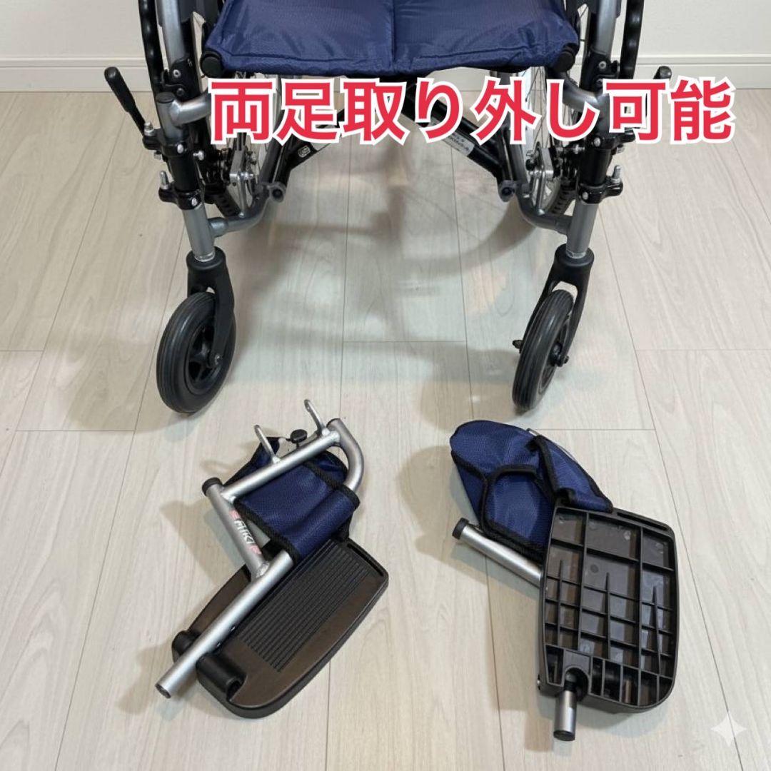 ♿️ 最型モデル 自走式 軽量 車椅子 便利な多機能ノーパンクタイヤ 取説工具付