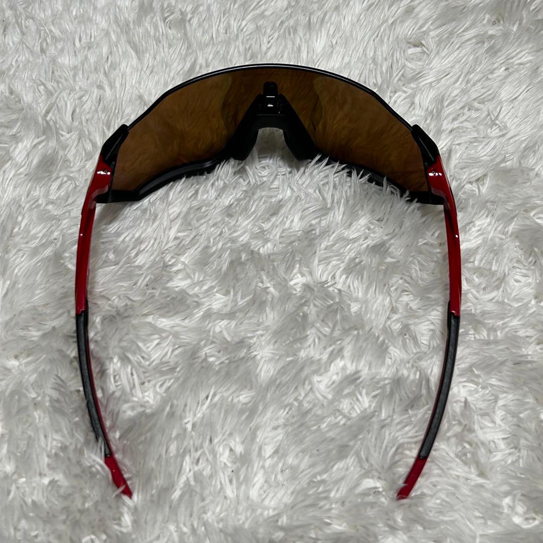 付属品付き✨オークリー　サングラス　フライトジャケット　プリズム　レッド