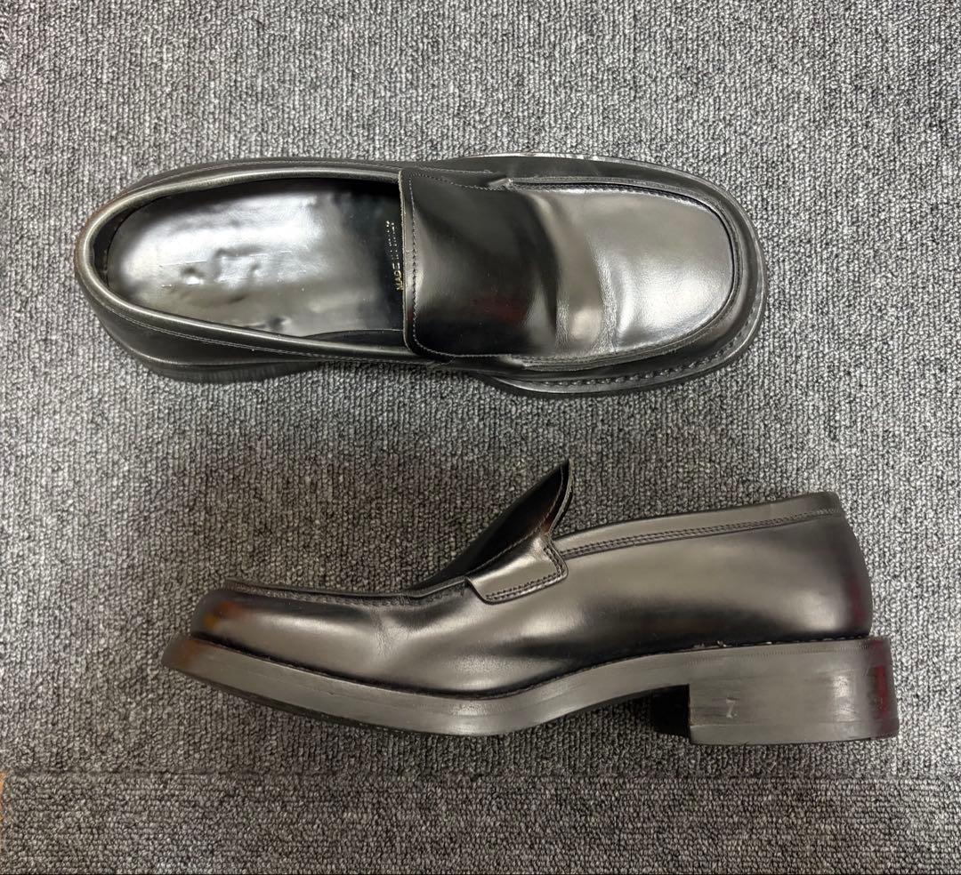 靴 Archive Prada 90s leather square Loafer