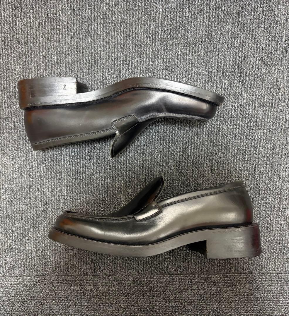 靴 Archive Prada 90s leather square Loafer