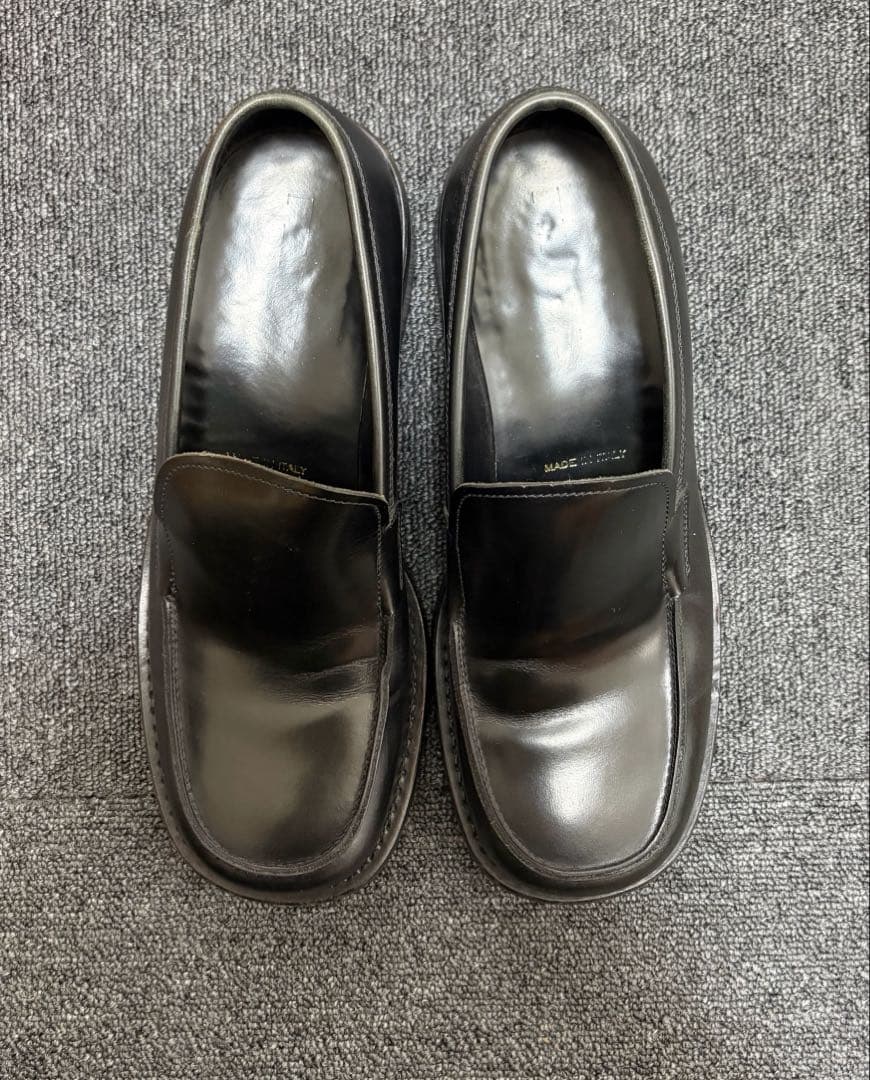 靴 Archive Prada 90s leather square Loafer