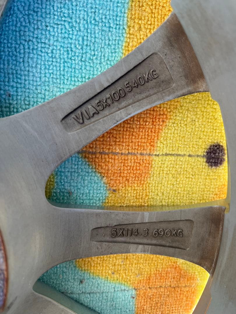 17インチ 多スポークホイール 4本セット