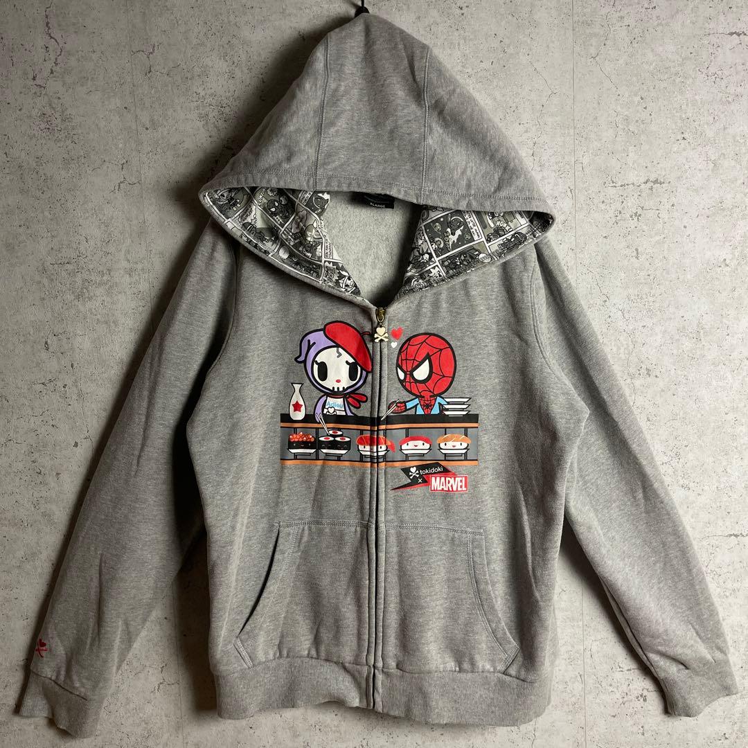 tokidoki × MARVEL Adieu Spider-man パーカー