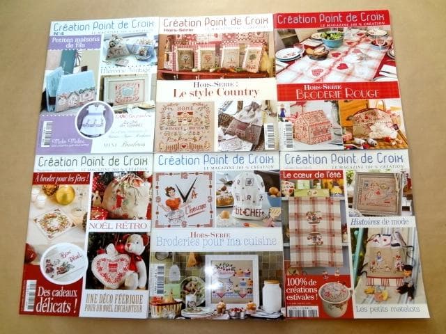 クロスステッチ 雑誌 Creation Point de Croix 12冊