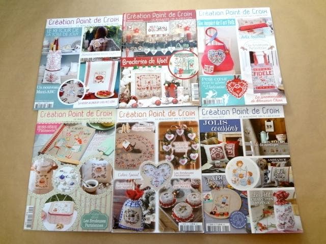 クロスステッチ 雑誌 Creation Point de Croix 12冊
