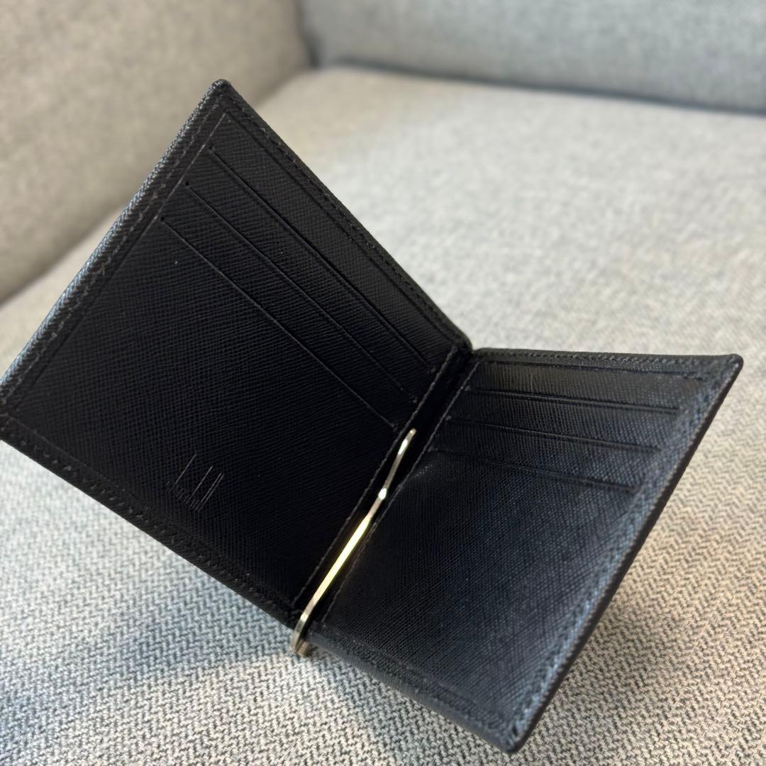 dunhill ダンヒル マネークリップ サフィアーノレザー