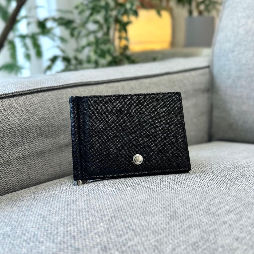 dunhill ダンヒル マネークリップ サフィアーノレザー