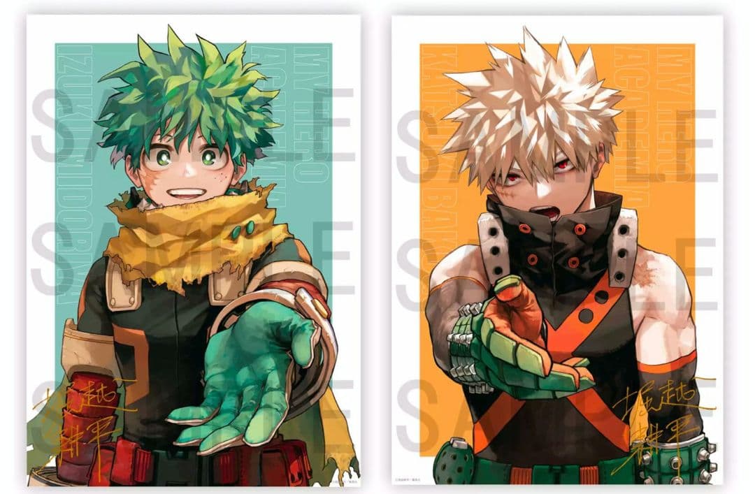 僕のヒーローアカデミア 緑谷出久&爆豪勝己 リッチポスター A3