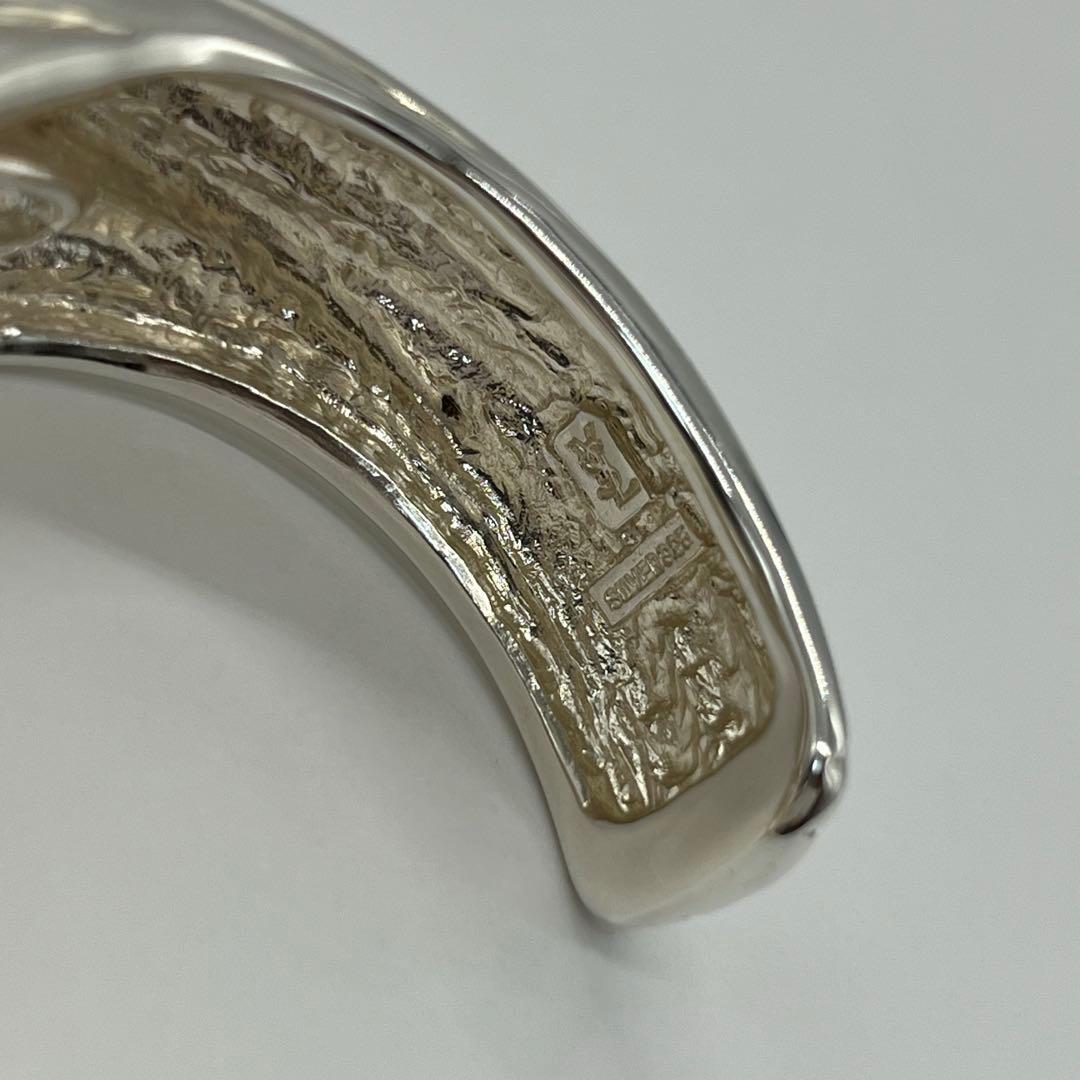 イヴサンローラン YVES SAINT LAURENT ノットカフバングル SV