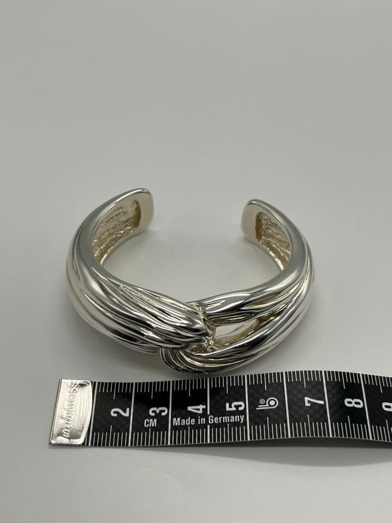 イヴサンローラン YVES SAINT LAURENT ノットカフバングル SV