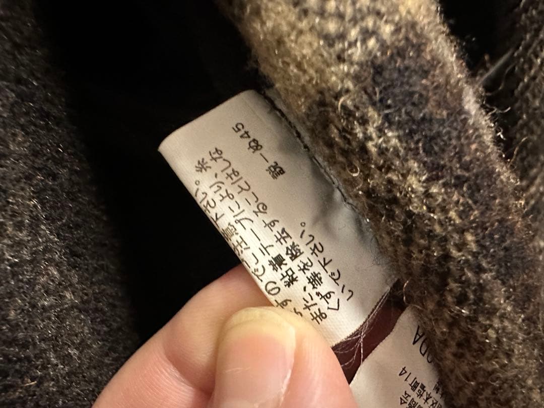 Burberry チェック柄 ダッフルコート