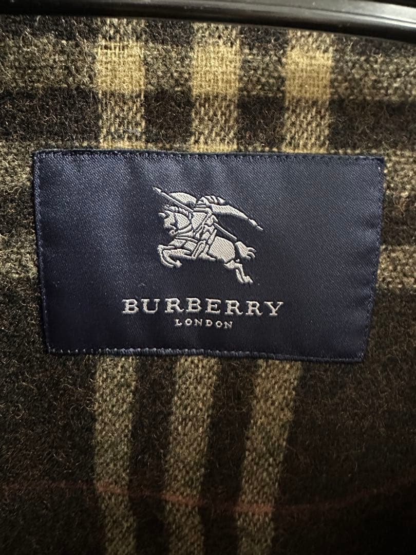 Burberry チェック柄 ダッフルコート