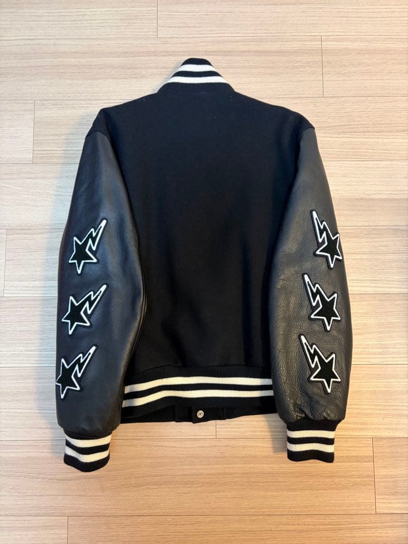 アベイシングエイプ 非売品スタッフ限定スタジャン 黒 L