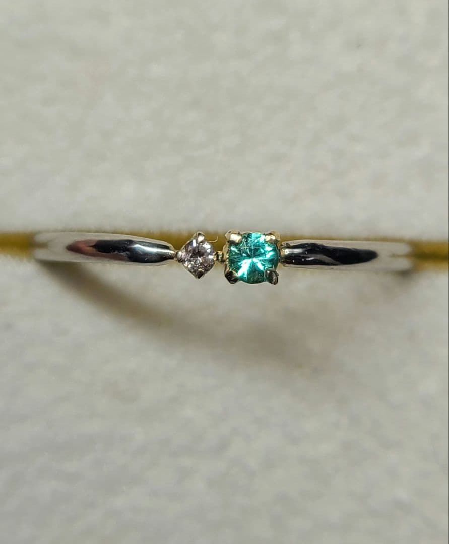 Miki PROFIAページ★パライバトルマリンピンクダイヤモンドリング★