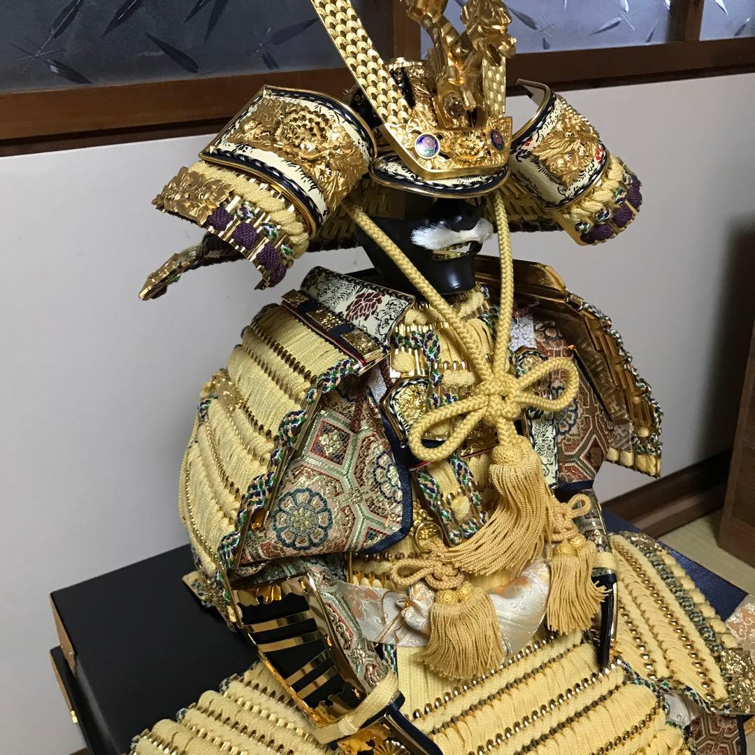 五月人形 実渓作 鎧飾り大鎧 13号 帝王 高さ約71cm