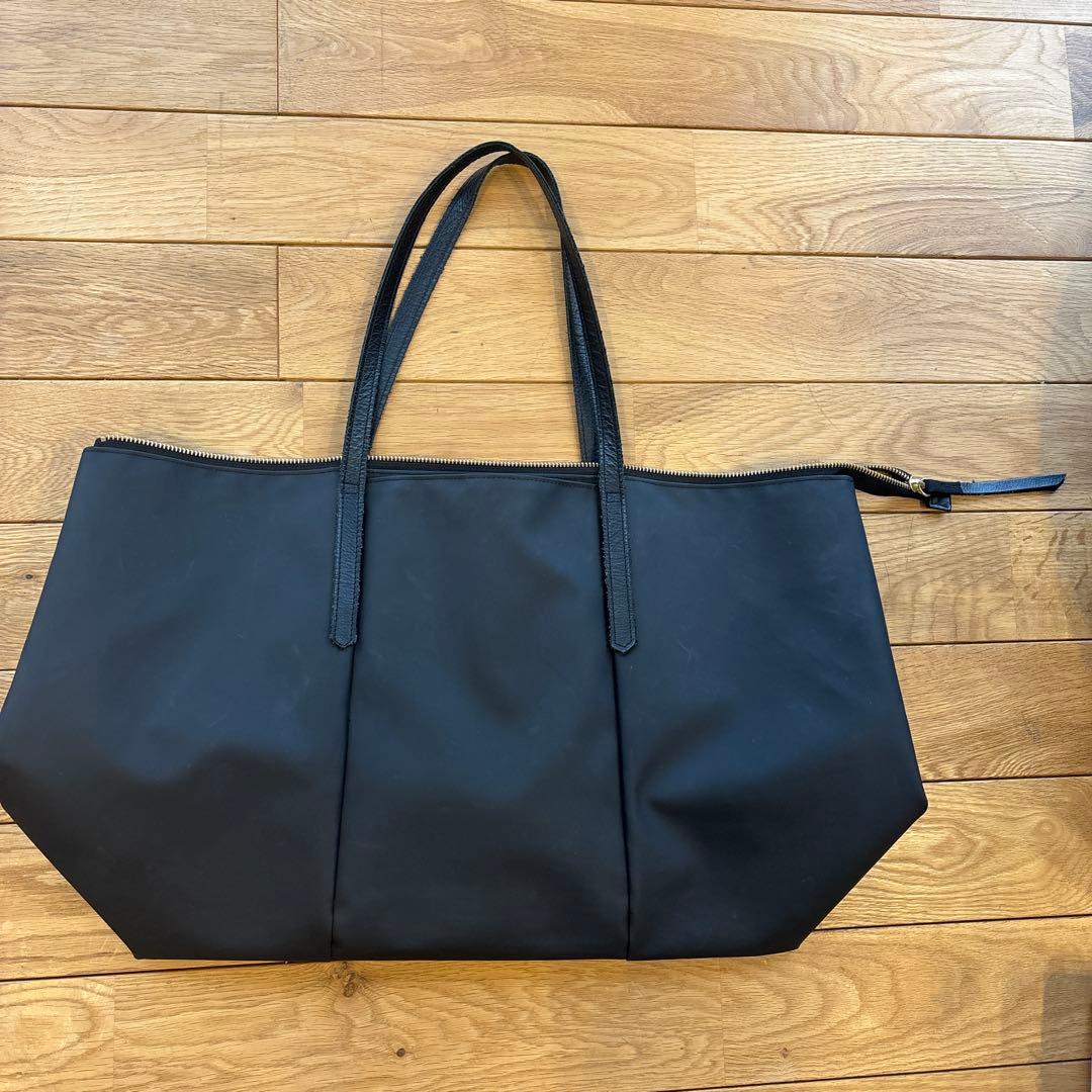 お値下げ❗️OUR 大人トート　ブラック　ショルダーベルト付