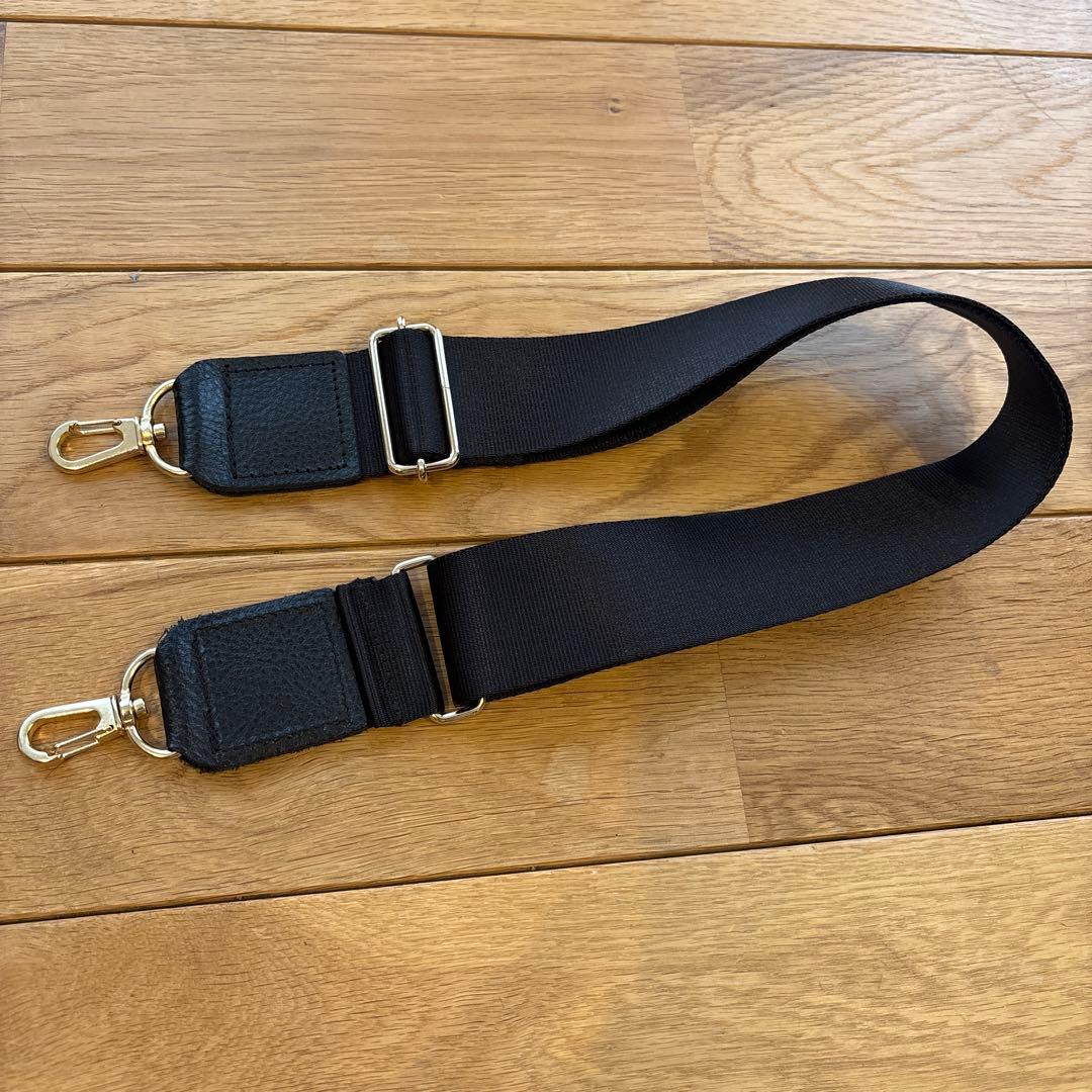 お値下げ❗️OUR 大人トート　ブラック　ショルダーベルト付