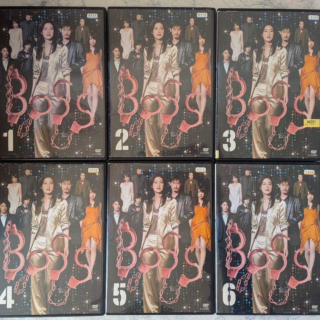 DVD　BOSS、BOSS 2nd SEASON　全12巻　新品ケース付