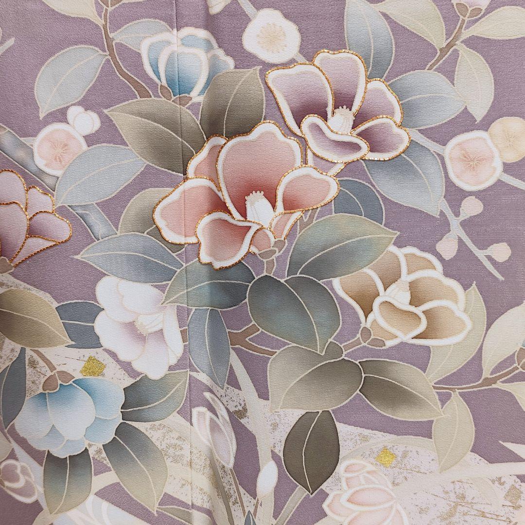 ❰6540❱ フルセット　訪問着　金駒刺繍　袋帯　三越　入学式　結婚式　正絹着物