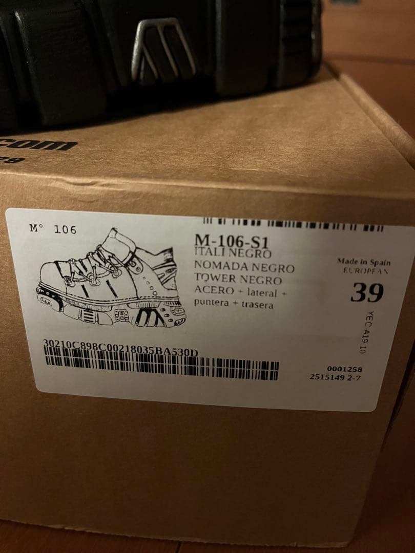 NEW ROCK ニューロック 39サイズ