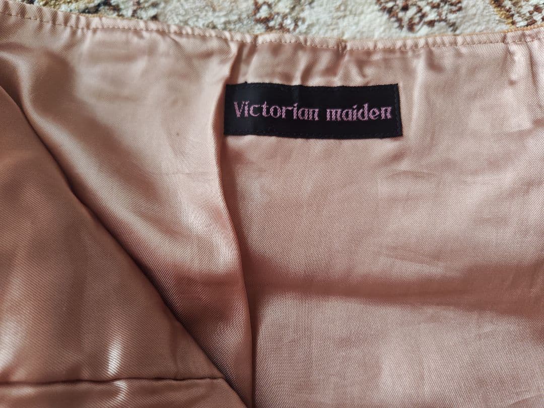 ヴィクトリアンメイデン　花柄　別珍ハイウェストスカート