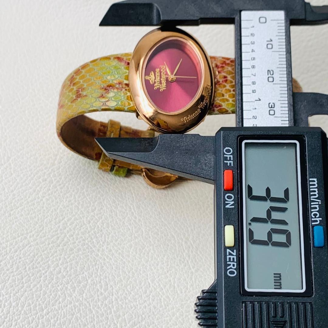 稼働品 ヴィヴィアンウエストウッド 腕時計 オーバル スネーク VV014