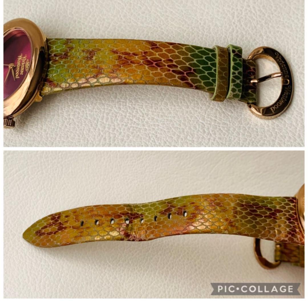 稼働品 ヴィヴィアンウエストウッド 腕時計 オーバル スネーク VV014