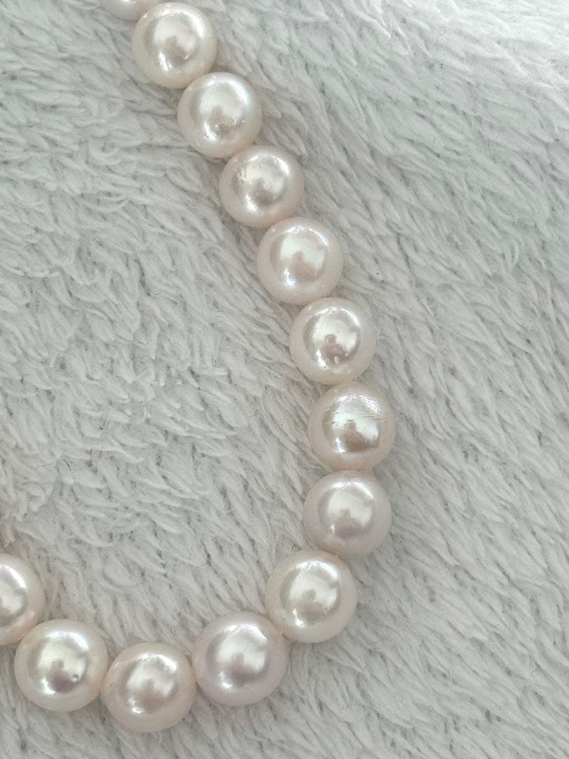 フ*ん様 大粒アコヤ真珠ネックレス照り良好8.5-9mm ネックレスのみを出品