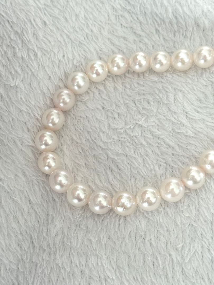 フ*ん様 大粒アコヤ真珠ネックレス照り良好8.5-9mm ネックレスのみを出品