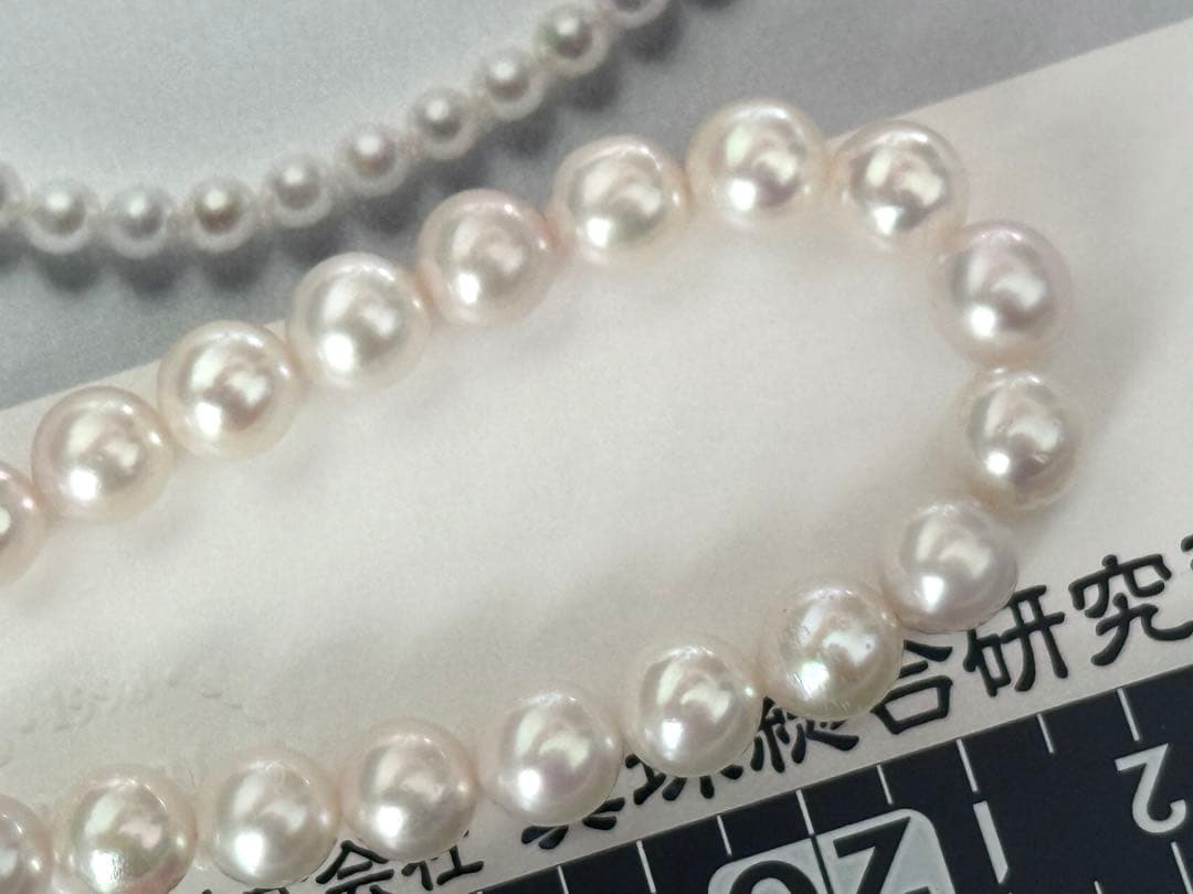 フ*ん様 大粒アコヤ真珠ネックレス照り良好8.5-9mm ネックレスのみを出品