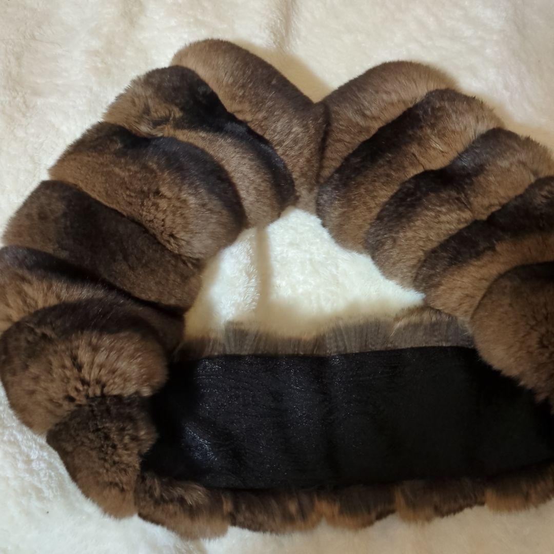 チンチラ　ファーデパート購入美品