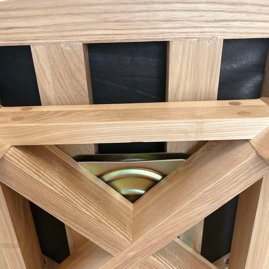 回転式 肘付き 介護 福祉にも最適 高級 天然木NAGAREチェア 美品