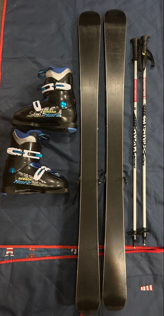 130 140 子供 スキー elan エラン セット ジュニア スキー