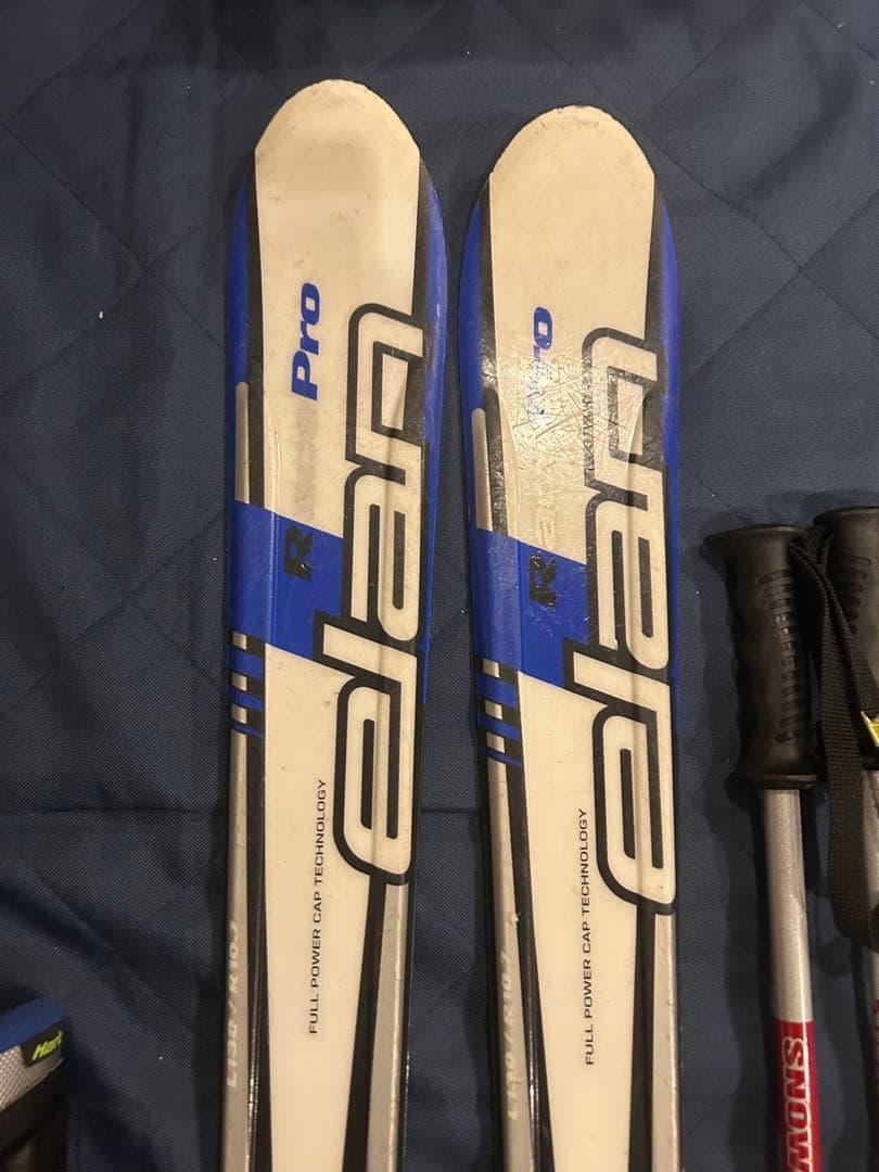 130 140 子供 スキー elan エラン セット ジュニア スキー