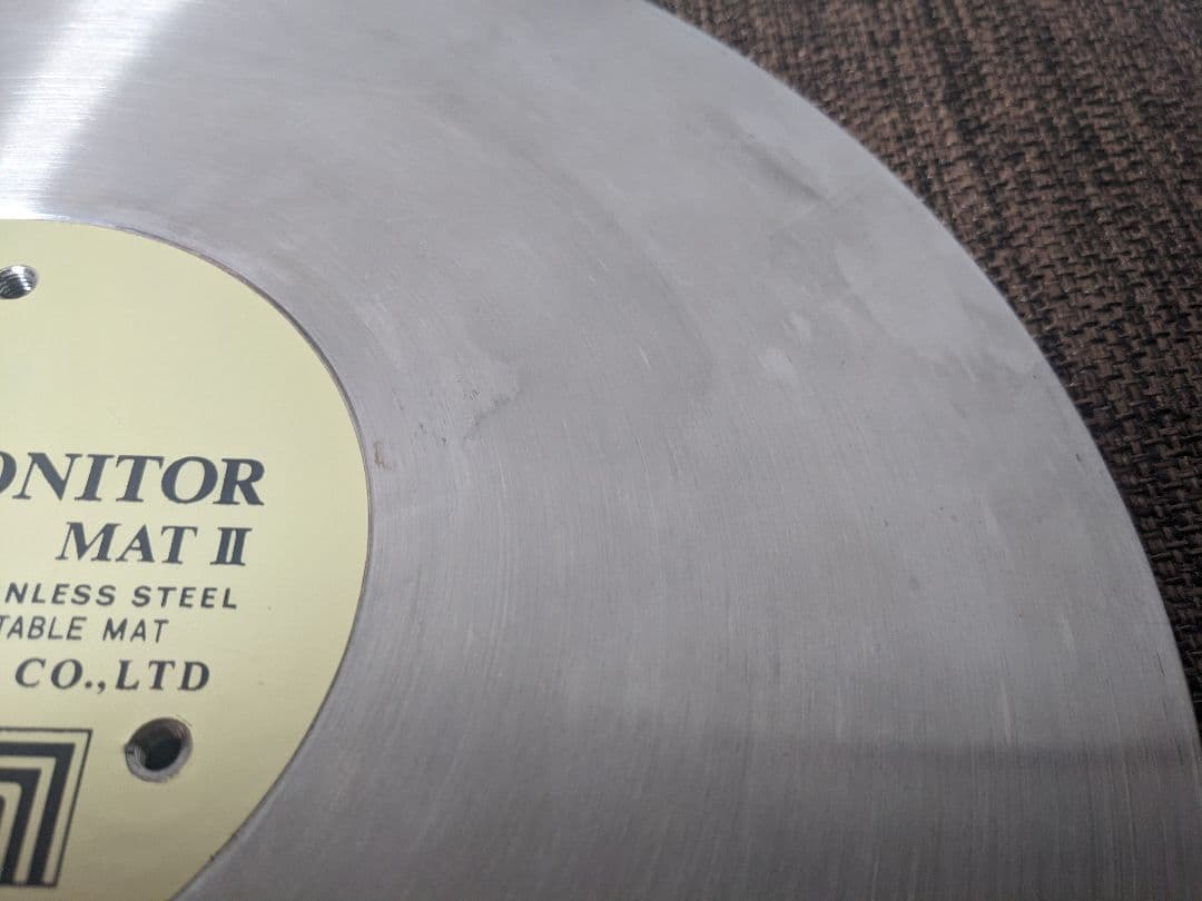 TTM MONITOR MAT Ⅱ ステンレス ターンテーブル モニターマット