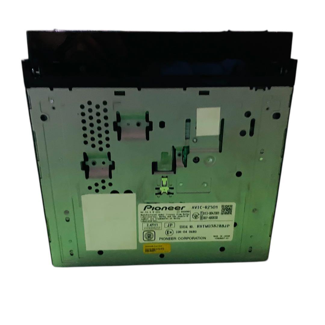 地図データ2025年度更新版付楽ナビAVIC-RZ501 地デジワンセグモデル