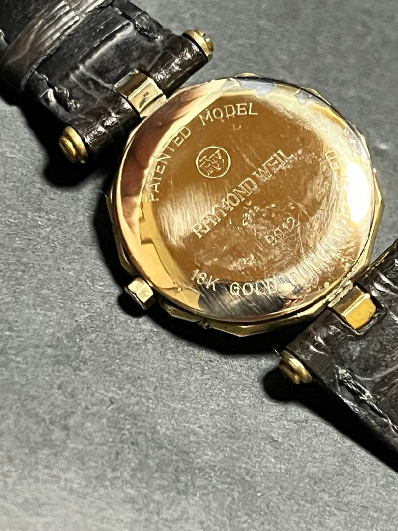 ★超美品！18k GOLDelectroplatedレイモンドウィル動作良好