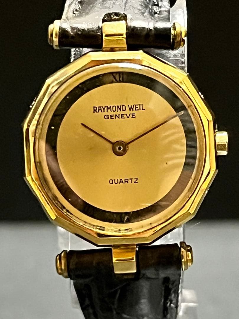 ★超美品！18k GOLDelectroplatedレイモンドウィル動作良好